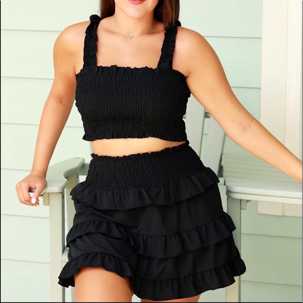 Crop & Skirt Set
